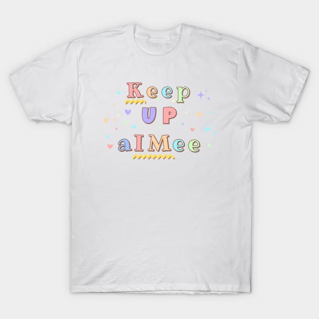 Keep up aIMee Funny KIM TTPD Swiftie Fan T-Shirt by Little Duck Designs